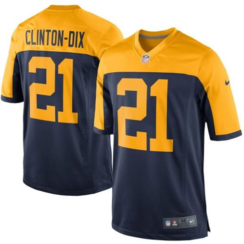 Nike Packers #21 Ha Ha Clinton-Dix Navy Blue Alternate Youth Stitched NFL New Elite Jersey - Click Image to Close